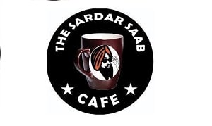 The Sardar Saab Cafe Franchise Logo